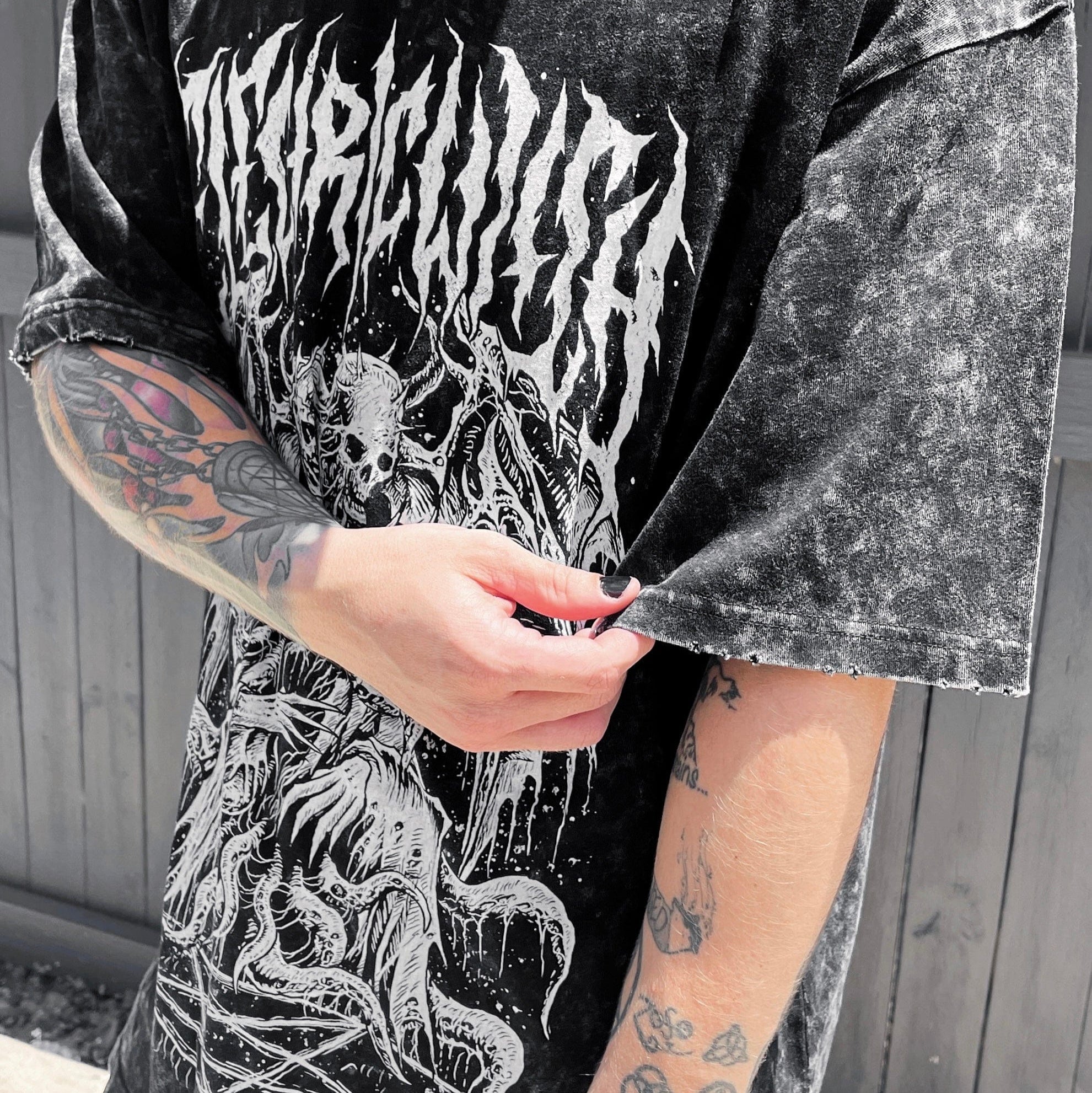Gore Oversized Distressed T-Shirt