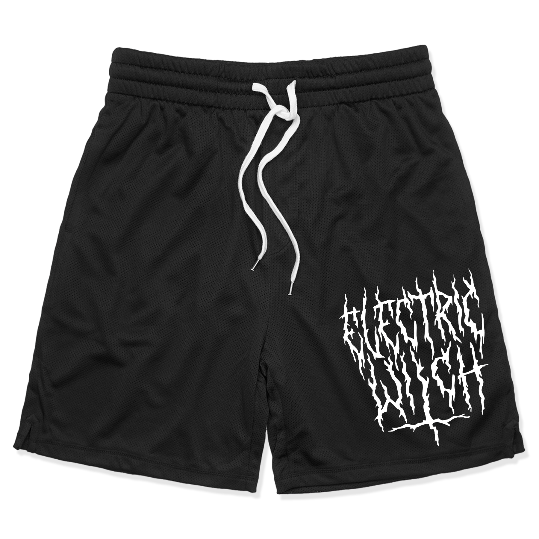 Black Metal Gym Shorts