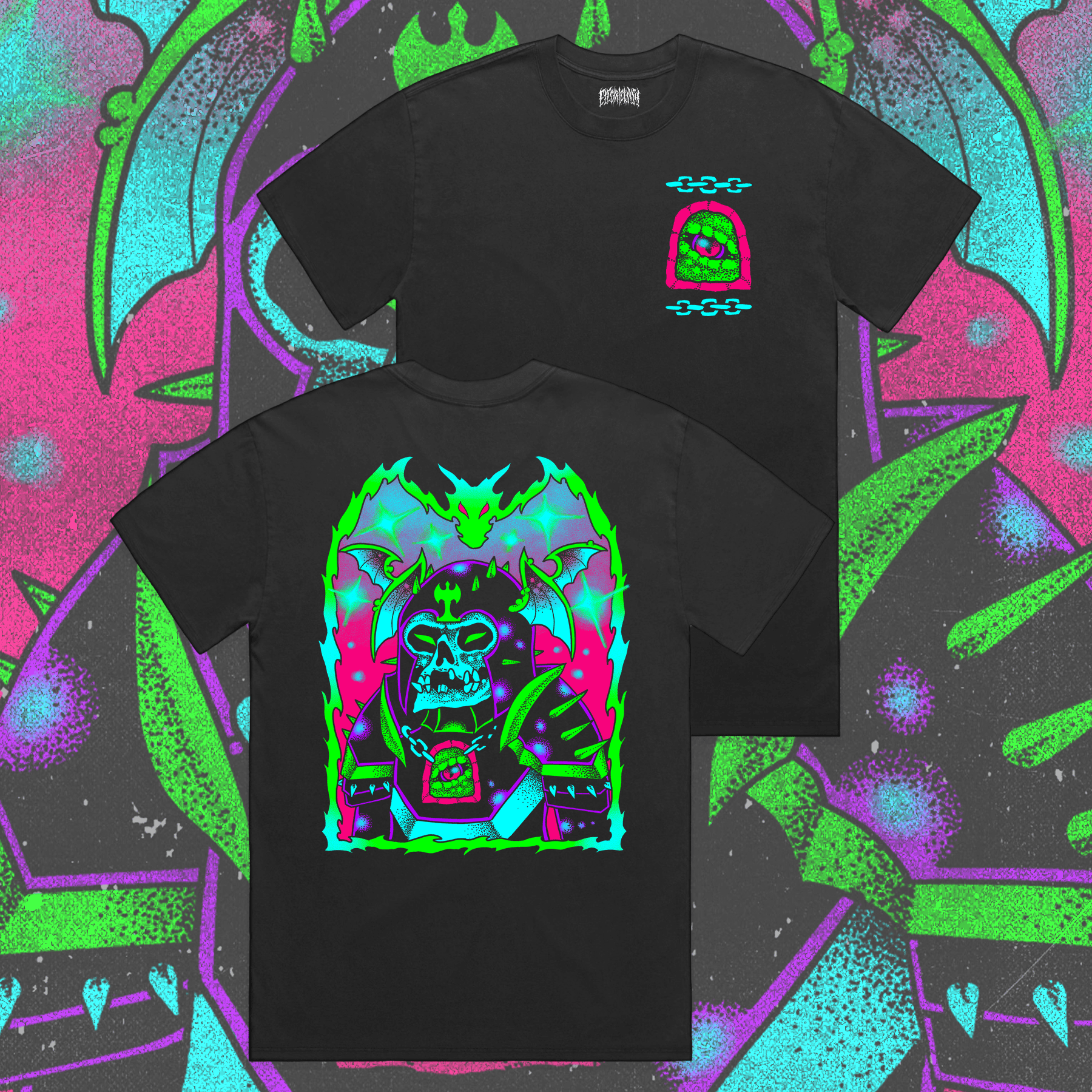 Warrior Oversized Faded T-Shirt