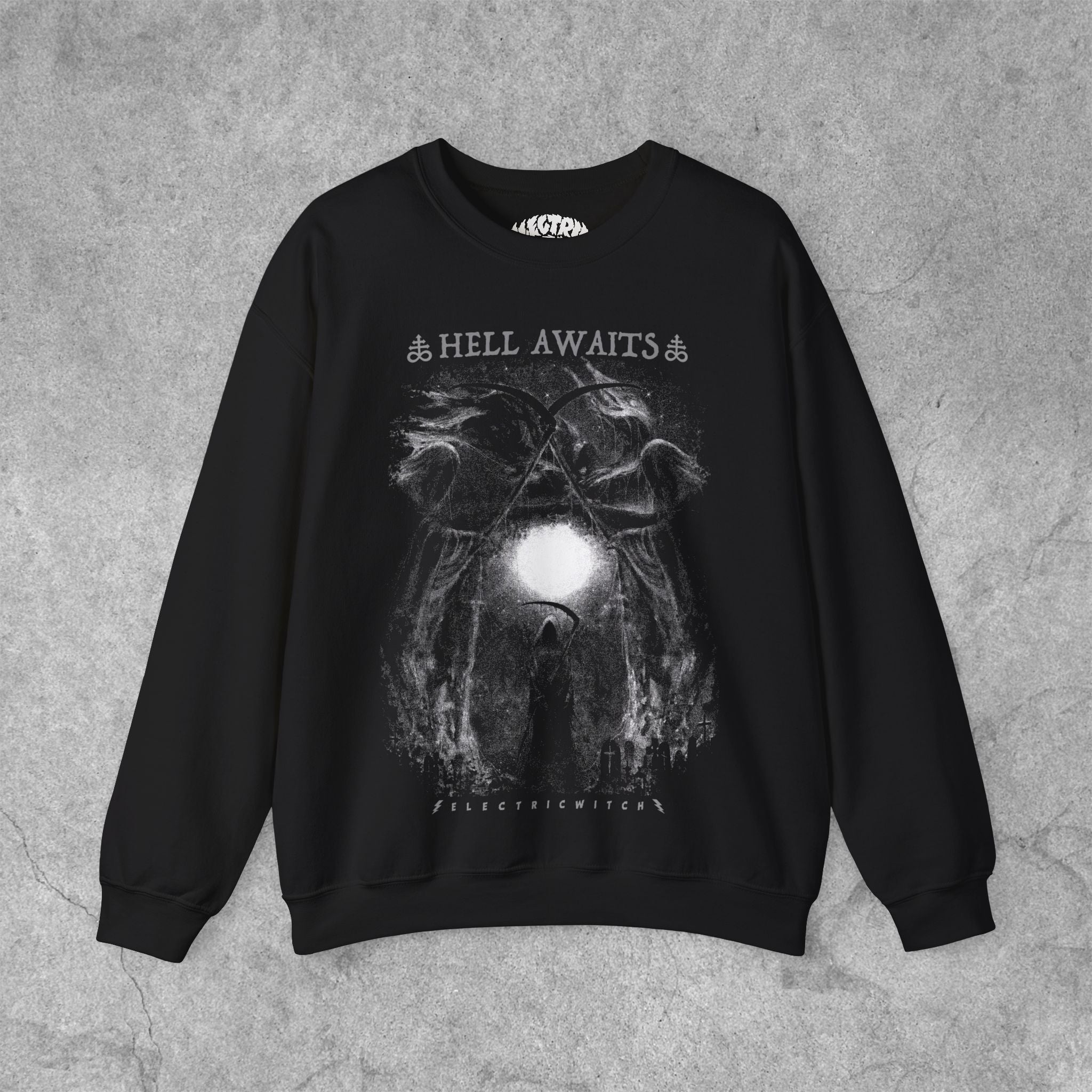 Hell Awaits Crewneck Sweater