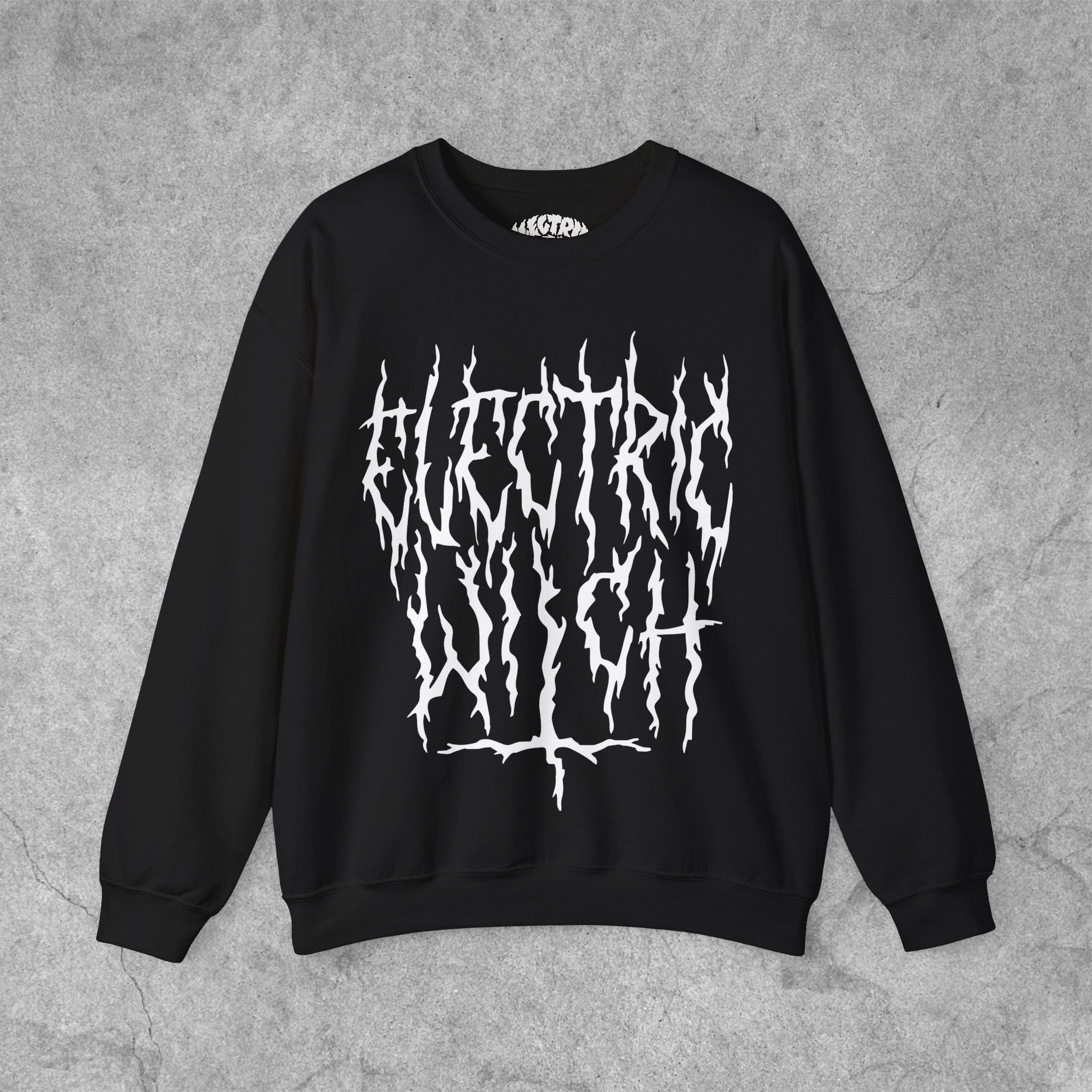 Black Metal Crewneck Sweater