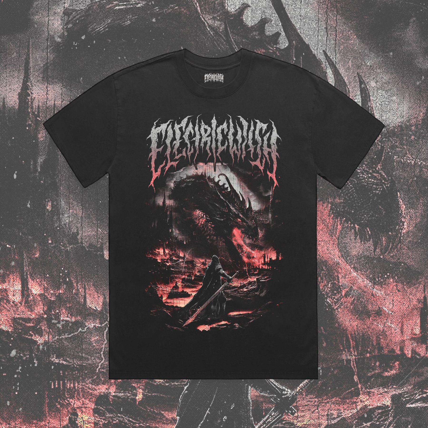 Wyvern Oversized Faded T-Shirt